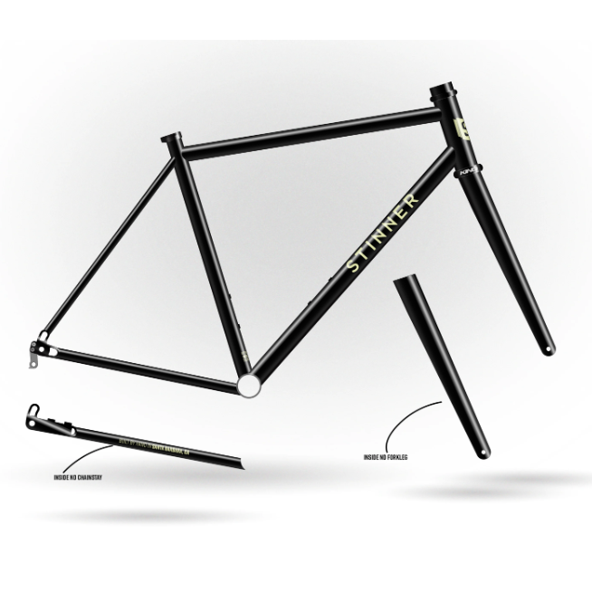 Stinner Carrizo Lightweight Butted Titanium Frameset